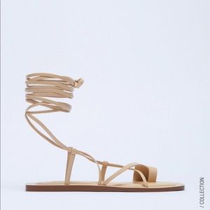Zara leather sandal